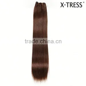 14inch 4 Color 100g Silk Straight Most Popular Custom Design Remy Virgin Hair Weft thumbnail-3
