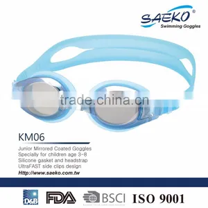 KM06 - Girls Style Anti-Glare UV Protection Kids Junior Children Swimming Goggles thumbnail-2