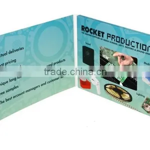 Factory Supply 4.3inch Business Video Card Video Brochure Video Greeting Card for Christmas Gifts thumbnail-1