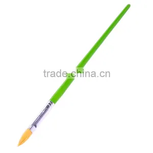 Small Wholesale Premium Green Handle Face Paint Brush, 7 Pcs Artist Nylon Face Painting Brush Set thumbnail-3