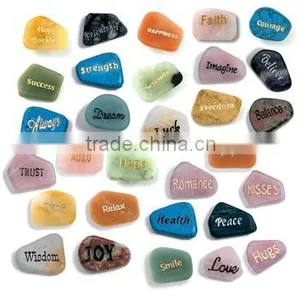 Engraved Semi-precious Gemstone thumbnail-1