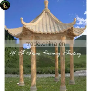 Hand Carved Eastern Marble Gazebo thumbnail-1
