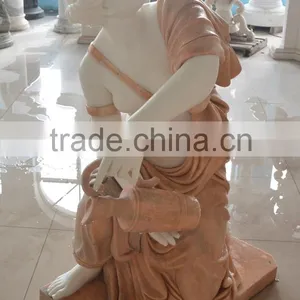 Hand Carved Life Size Marble Statue of Apollo Bath thumbnail-6