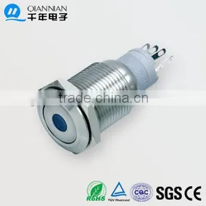 (16mm) Dot Illuminated Latching Push Button Switch thumbnail-1