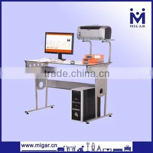 Muti-functional Computer Desk With Steel Frame and Glass Top MGD-1387 thumbnail-1