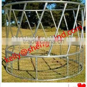 Cheap Round Bale Hay Feeder With Loop Top for Cattle Horse thumbnail-2