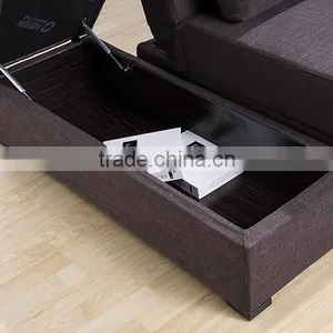 High Quality Multifunctional Fabric Sofa Bed With Storage for Wholesales thumbnail-5