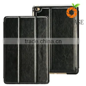 Business Style Leather Flip Cover Auto Wake/ Sleep Smart Case for Ipad Air thumbnail-3
