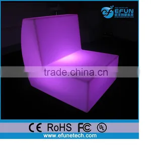 Romantic Atmosphere Creating Led Furniture Sofas,rgb Color Led Long Sofa Table thumbnail-1