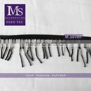 Vogue 6cm Width Handmade Beaded Decorative Fringe Trim Wholesale thumbnail-1