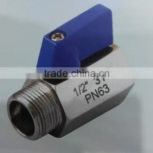 Mini Ball Valve M/F B111s, API598,EN12266,passed AD2000-WO thumbnail-1