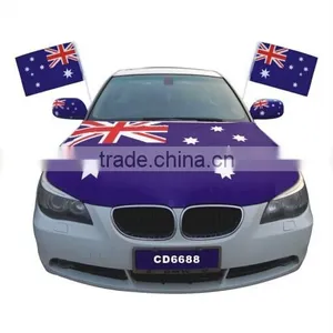 Custom Car Flag Ford Engine Covers thumbnail-1