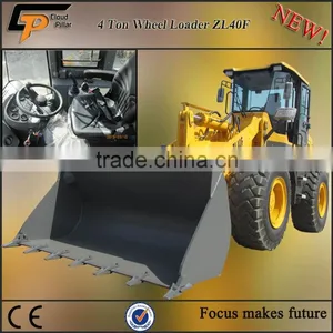 New Product Wheel Loaders, Rated Loade 4000kg, Bucket Capacity 2cbm for Sale thumbnail-1