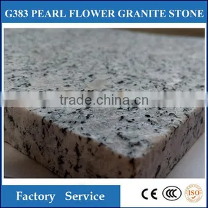 High Quality Grey Natural Granite Stone Tiles, Flamed Pearl Flower Granite Stone Tiles thumbnail-3
