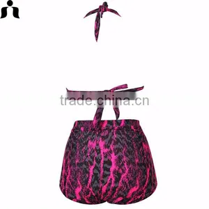 High Quality Beautiful Women Sexy High Waist Woman Swimwear thumbnail-3