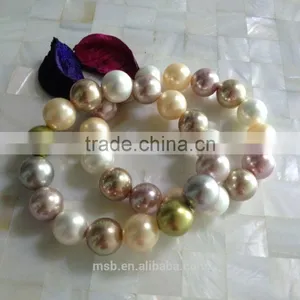 Loose Round Imitation Pearl Multicolor for Bacelet Pendant Necklace thumbnail-4
