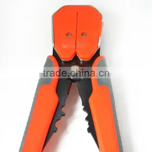 Heavy Duty Wire Stripper Cutter, Terminal Crimper, Automatic Electric Crimping Pliers Tool thumbnail-4