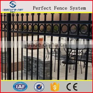 Pvc Coated Spear Top Tubular Steel Fence/backyard Grass Protection Steel Fence thumbnail-2