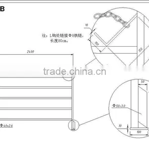 2016 the Newest Type of Galvanized Cattle Farm Fencing Panel thumbnail-1