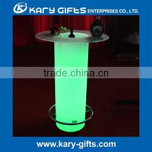 LED Glow Bar Coffee Round/cube Lighting Table With Magic Cleaner thumbnail-6