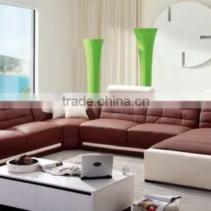 Genuine Leather U Shape Modern Sofa thumbnail-1