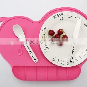 Silicone Placemat, Silicone Pad Baby Table Mat ,Waterproof Antibiosis Tableware Placemat thumbnail-2