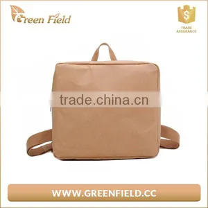 Day Backpack Kraft Paper Backpack Strong Washable Paper Laptop Backpack thumbnail-3