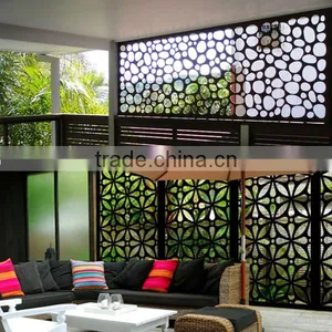 Courtyard Laser Cut Aluminum Garden Gate thumbnail-6