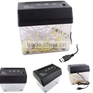 Factory Hot Cheap Wholesale Table Mini USB Paper Shredder thumbnail-4