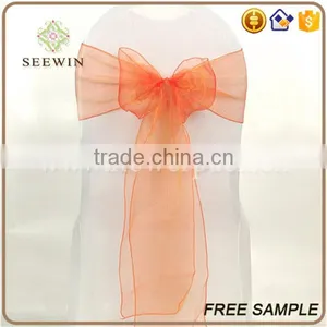 Cheap Wholesale Organza Chair Cover Sash thumbnail-1