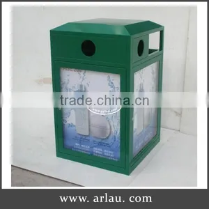 Arlau Outdoor Metal Commercial Rubbish Bins thumbnail-1