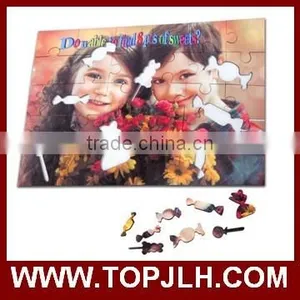 2017 China Suppliers DIY Factory Price Custom Blank MDF Sublimation Puzzle thumbnail-1