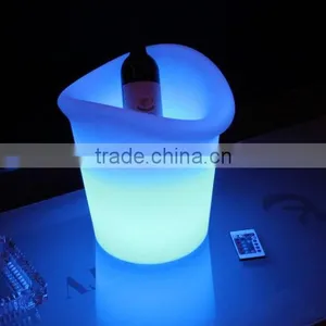 Illuminated LED RGB Fruit Bucket, Lighting Colorful Fruit Bucket, Led Fruit Tray thumbnail-1