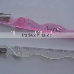 Mascara Comb, Metal Mascara Comb,eyebrow Comb thumbnail-1