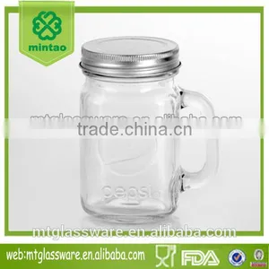 8oz Glass Mason Jar With Silver Cover thumbnail-1