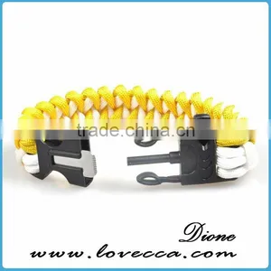 New Fashion Military 7 Strands Cheap Paracord Survival Bracelet for Outdoor Sport thumbnail-2