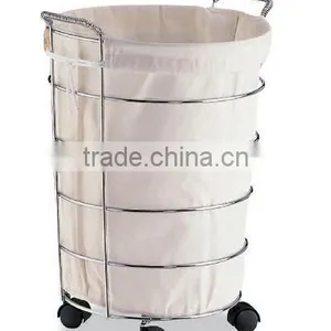 SMALL TYPE ROUND LAUNDRY BASKET thumbnail-1