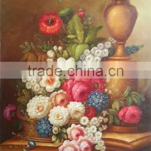 Flower Oil Painting on Canvas thumbnail-1