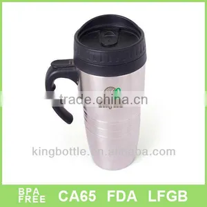 New Products 16oz Double Wall Travel Mug With Handle thumbnail-1