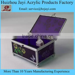 Wholesale Acrylic Silver Plated Jewelry Box thumbnail-1