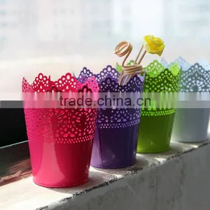 Eco-friendly Toy Bucket/Metal Small Garden Pot/ Zinc Flower Planter thumbnail-1