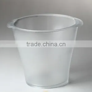High Quality Fashion Acrylic Ice Bucket / Double Wall Wine Barrels of Wine Barrel thumbnail-1