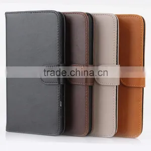 High Quality Crazy-horse PU Card Bumper/pocket Cell Phone Case for HTC thumbnail-1