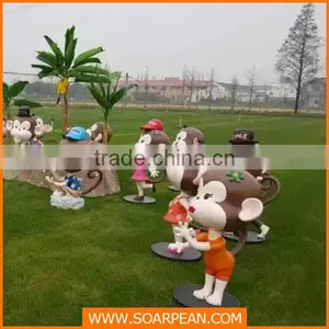 Arts And Crafts Fiberglass Chinese New Year Monkey Decoration thumbnail-2