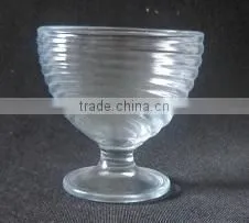 Clear Pretty Glass Ice Cream Cup Ice Cream Maker Cup thumbnail-1