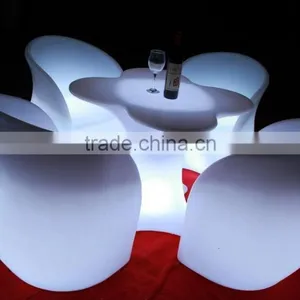 Modern Popular Infrared Remote Control Led Commercial Furniture Table Chair Sets thumbnail-5