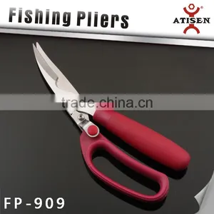 High Grade Fishing Shears With Soft Grip Rubber Handle Kitchen Scissors thumbnail-2