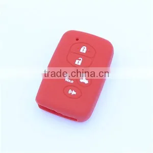 Silicone Rubber Key Shell, Key Bag for Toyota 5 Buttons With Hold Buttons Key Bags thumbnail-1