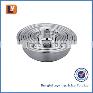 Hot Sale Round Stainless Steel Dinner Soup Plate thumbnail-1