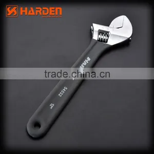 Professional Dipped 10" Chrome Vanadium Handle Adjustable Wrench thumbnail-1